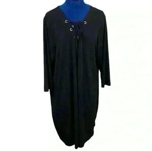𝅺chelsea and Theodore dress with lace up neck 3X